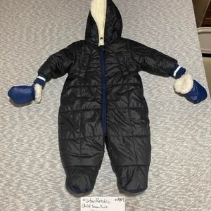Urban Republic black snowsuit kids Size: 9 months. SKU-A819